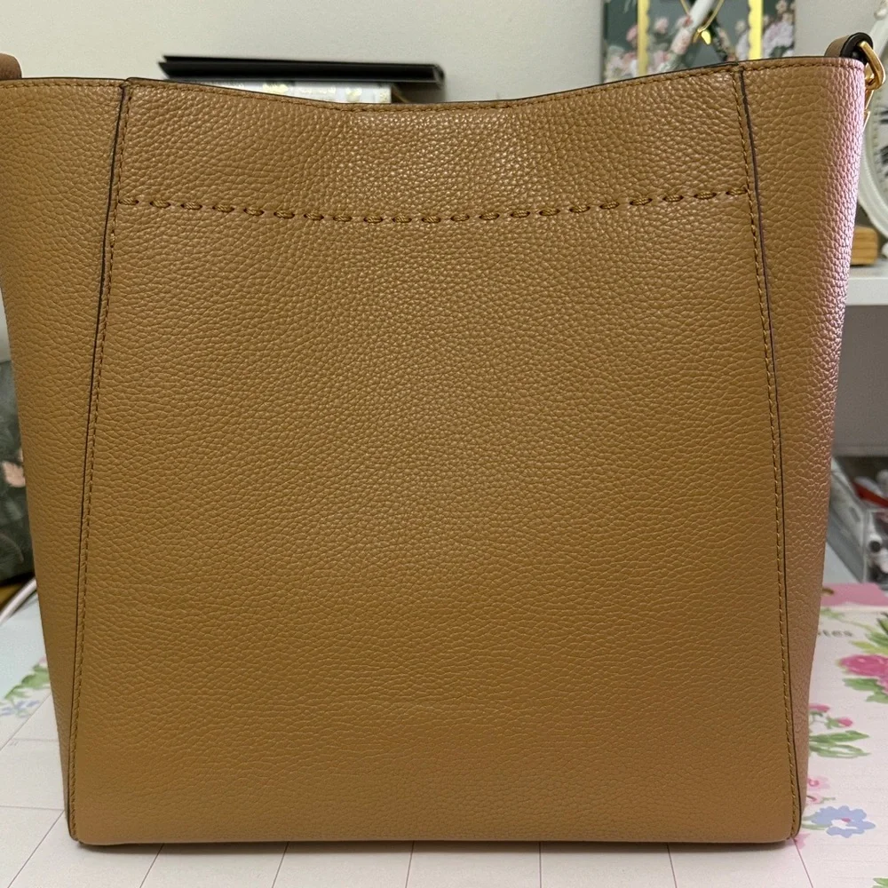 Tory Burch Brown Leather Shoulder Bag - Picture 2 of 13